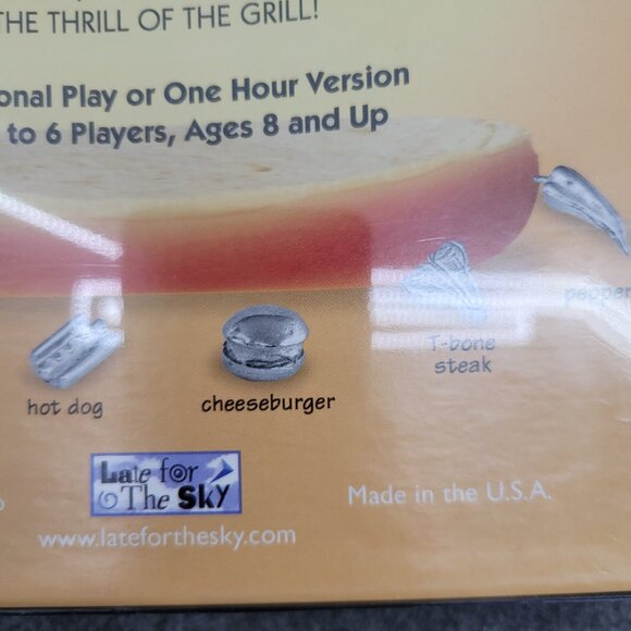 Grillin'-opoly Monopoly Style Board Game SEALED USA Outdoor Cookout BBQ Theme - Picture 6 of 11